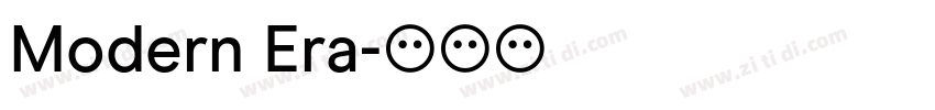 Modern Era字体转换